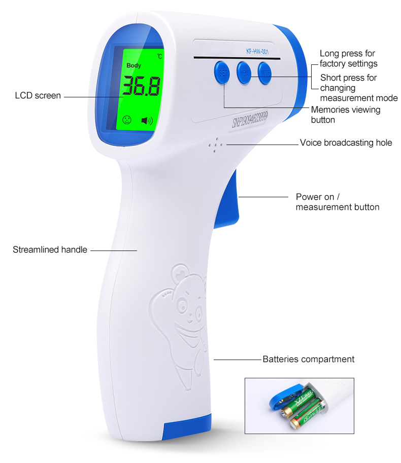 Cofoe Medical Technology Co., Ltd Инфракрасный термометр цифровой (10)