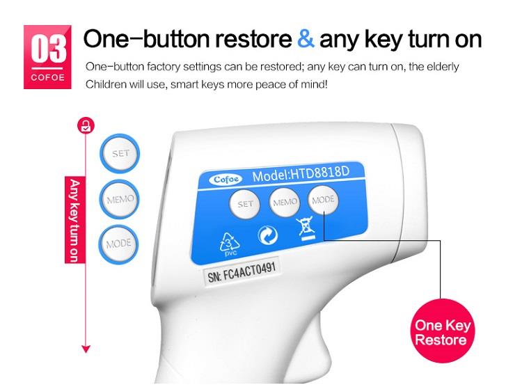 Cofoe Medical Technology Co., Ltd Инфракрасный термометр для больницы и домохозяйства (1)